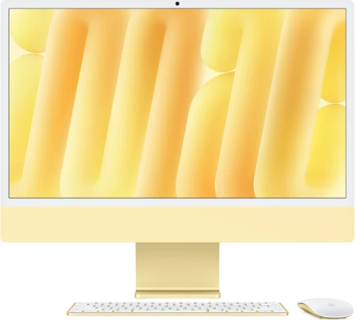 Apple Моноблок Apple iMac 24" Retina 4,5K (M4 10C CPU, 10C GPU, 2024), 32 ГБ, 1ТБ SSD, Yellow Yellow