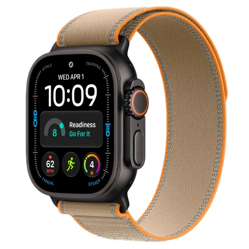 Apple Часы Apple Watch Ultra 4, 49 мм, Black Titanium, Sand Trail Loop, M/L Black Titanium
