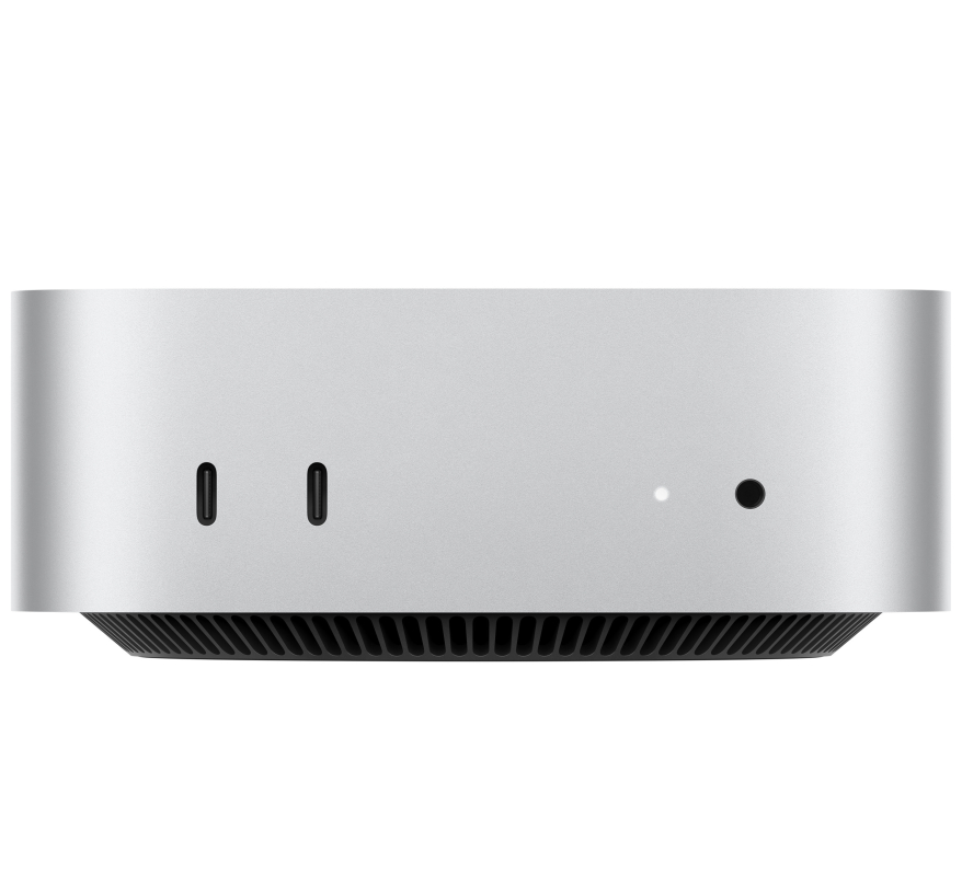 Apple Mac Mini M4 Pro (12C CPU, 16C GPU, 2024) 24 ГБ, 1 ТБ SSD, серебристый