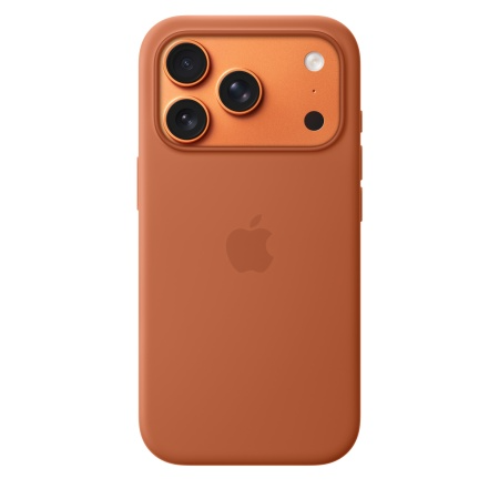 Защитный чехол Silicone Case с MagSafe для iPhone 17 Pro Brown