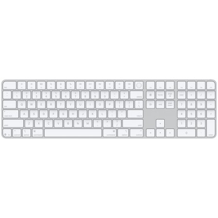Клавиатура Apple Magic Keyboard с Touch ID и цифровой клавиа White